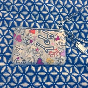 Vintage Coach Poppy Collection Wristlet